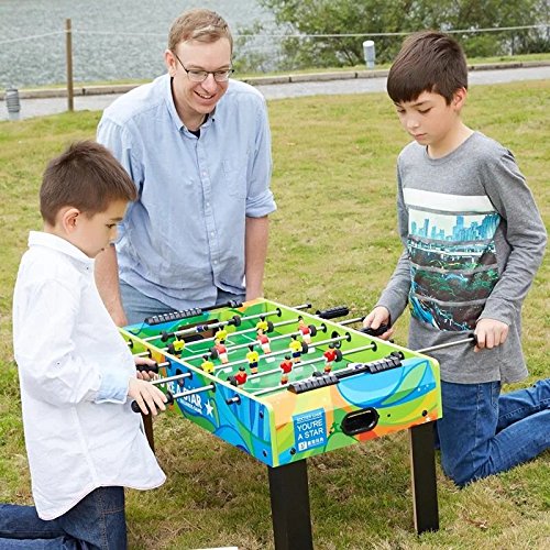 Foosballs Replacements Mini Black and White Soccer Balls - Set of official table football 12 Pack