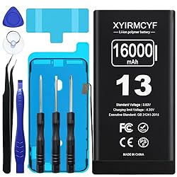 XYIRMCYF 16000mAh Super Capacity Battery Compatible