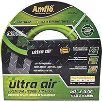 Amflo 577-50A Green 300 PSI Rubber/PVC Air Hose 3/8