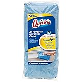 Quickie General Purpose Microfiber Cleaning Cloth - Reusable 24 Pack (49024RM), Blue