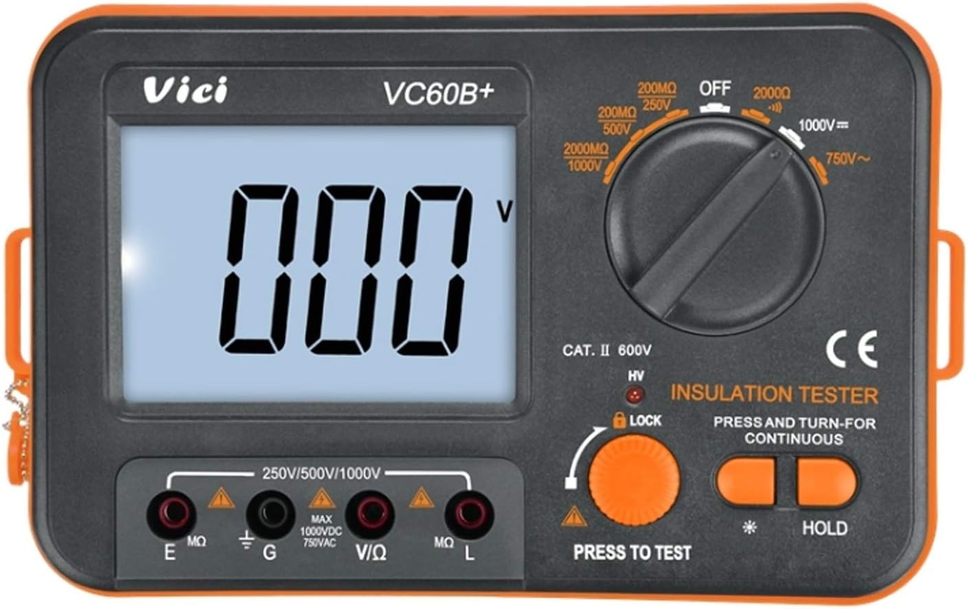 FJZFJZ Digital insulation resistance tester VC60B insulation testing
