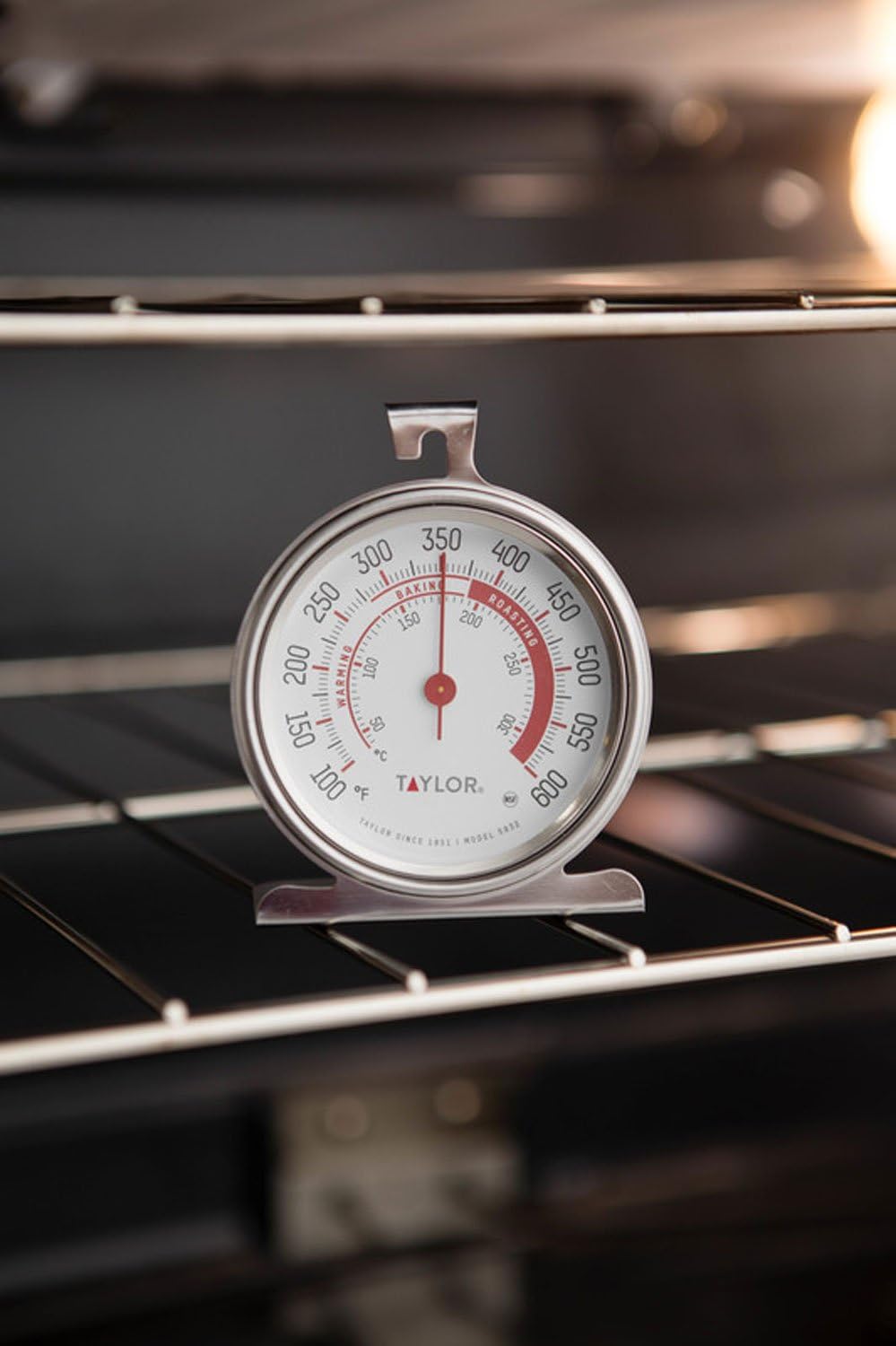 Taylor Precision Products Classic Series Large Dial Oven Thermometer (5932), Silver: Kitchen & Dining