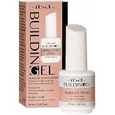 IBD Building Gel, Hard Gel Nail Extension, Barely Nude, Soak-Off, Nail Builder Strengthener, 0.5 fl oz