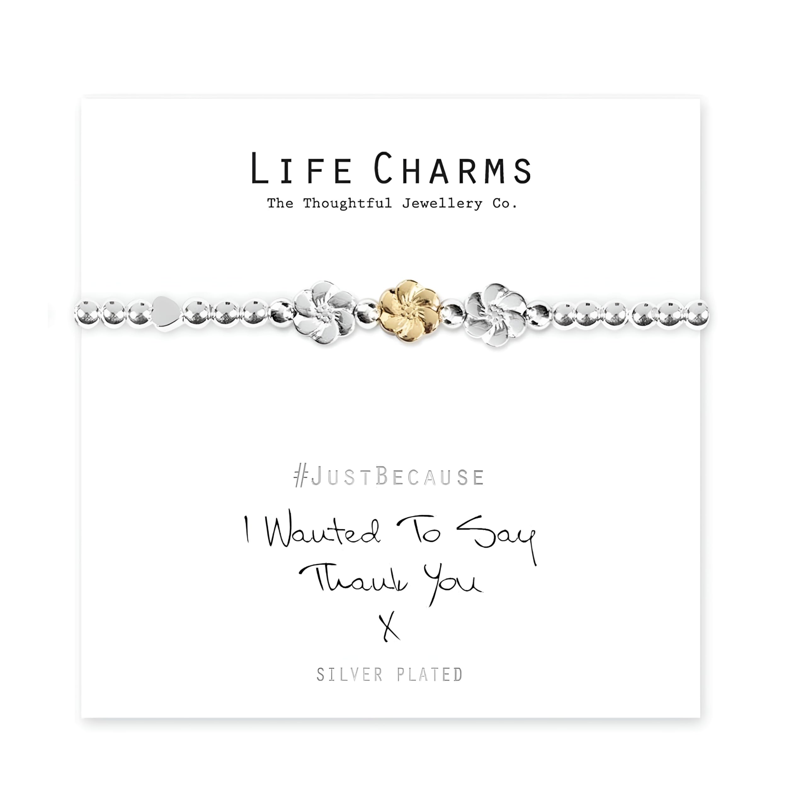 Life Charms I Wanted To Say Thank You Bracelet