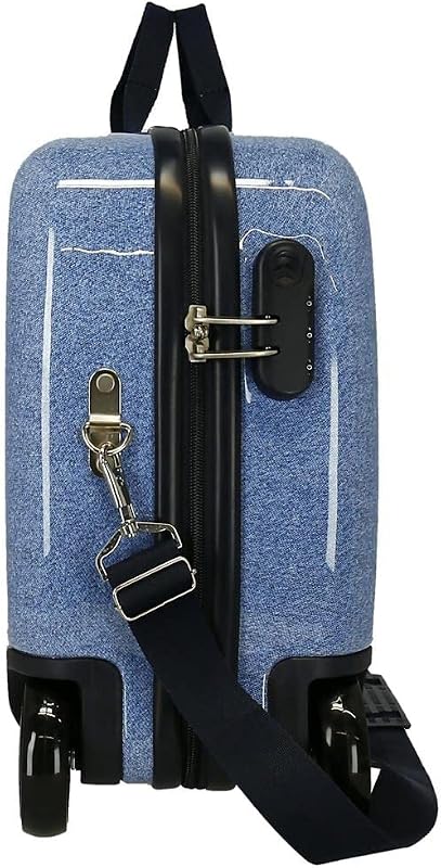 Stich Dance it out Maleta Infantil Azul 50x38x20 cms Rígida ABS Cierre de combinación Lateral 34L 1,8 kgs 2 Ruedas Equipaje Mano