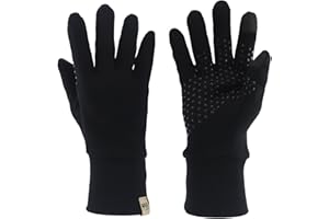 MINUS33 MERINO WOOL 100% Merino Wool Gloves - Touchscreen Compatible - Grip Support - Thermal Moisture Wicking Glove Liners