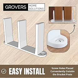 5-Pack Sliding Closet Door Floor Guide Bracket