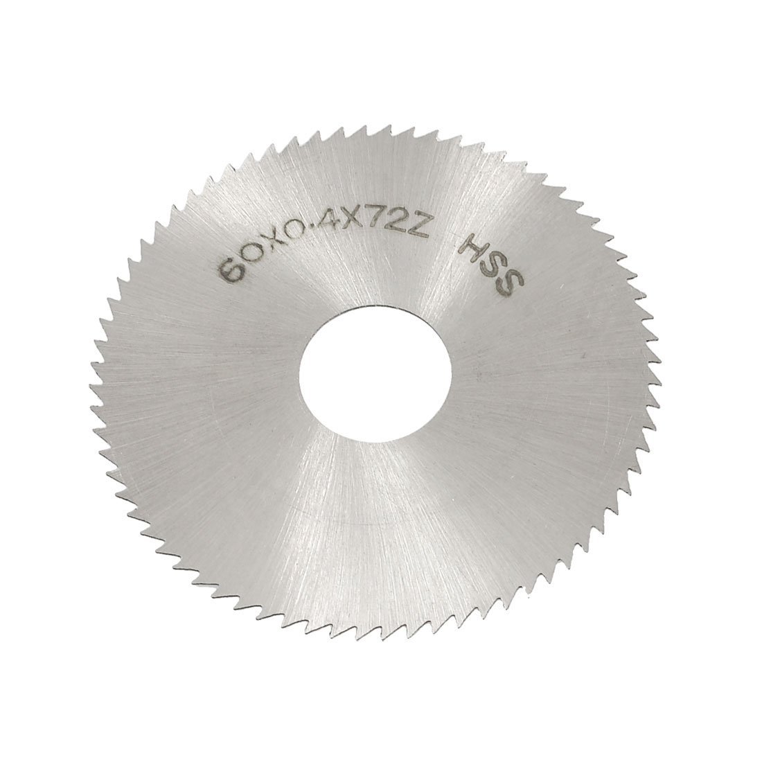 Sourcingmap 60mm x 0.4mm x 16mm 72T HSS Steel Round Slitting Saw Cutter