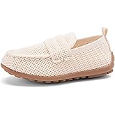 BMCiTYBM Toddler Boys Girls Loafers Comfortable Dressy Casual Knit Flats Lightweight Breathable Slip On Walking Shoes