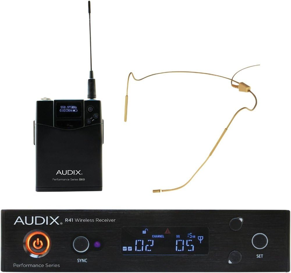 Audix AP41HT5BG Headset Wireless system w/ HT5 Omni Condenser mic - Beige 554-586 MHz