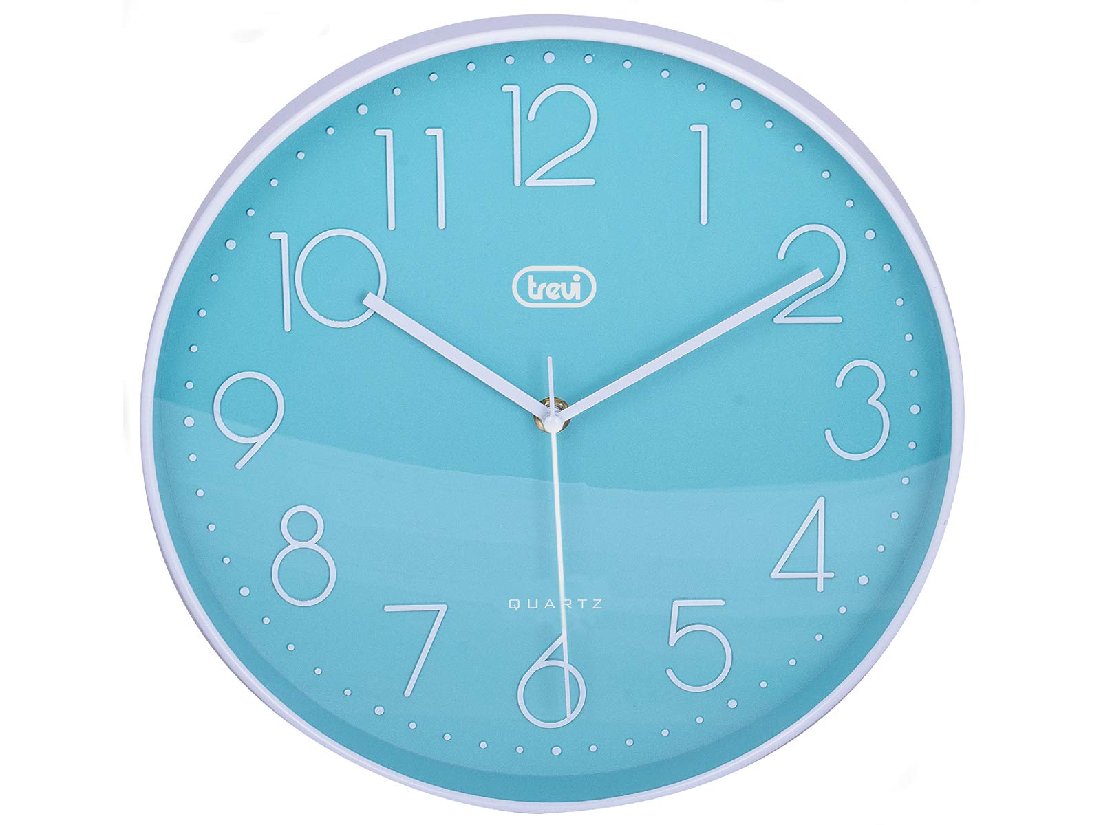 Trevi OM 3508 S Wall Clock, 30 cm 30 cm turquoise