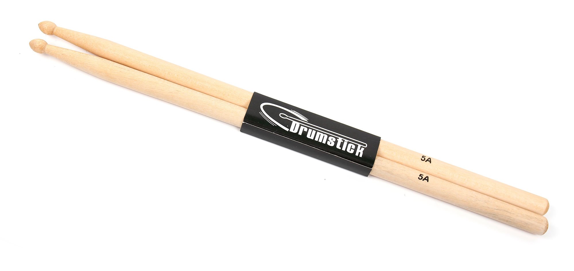 Bray 5A Top Grade Hard Wearing Maple Dum Beater Drumsticks (Pair) With Wooden Tips