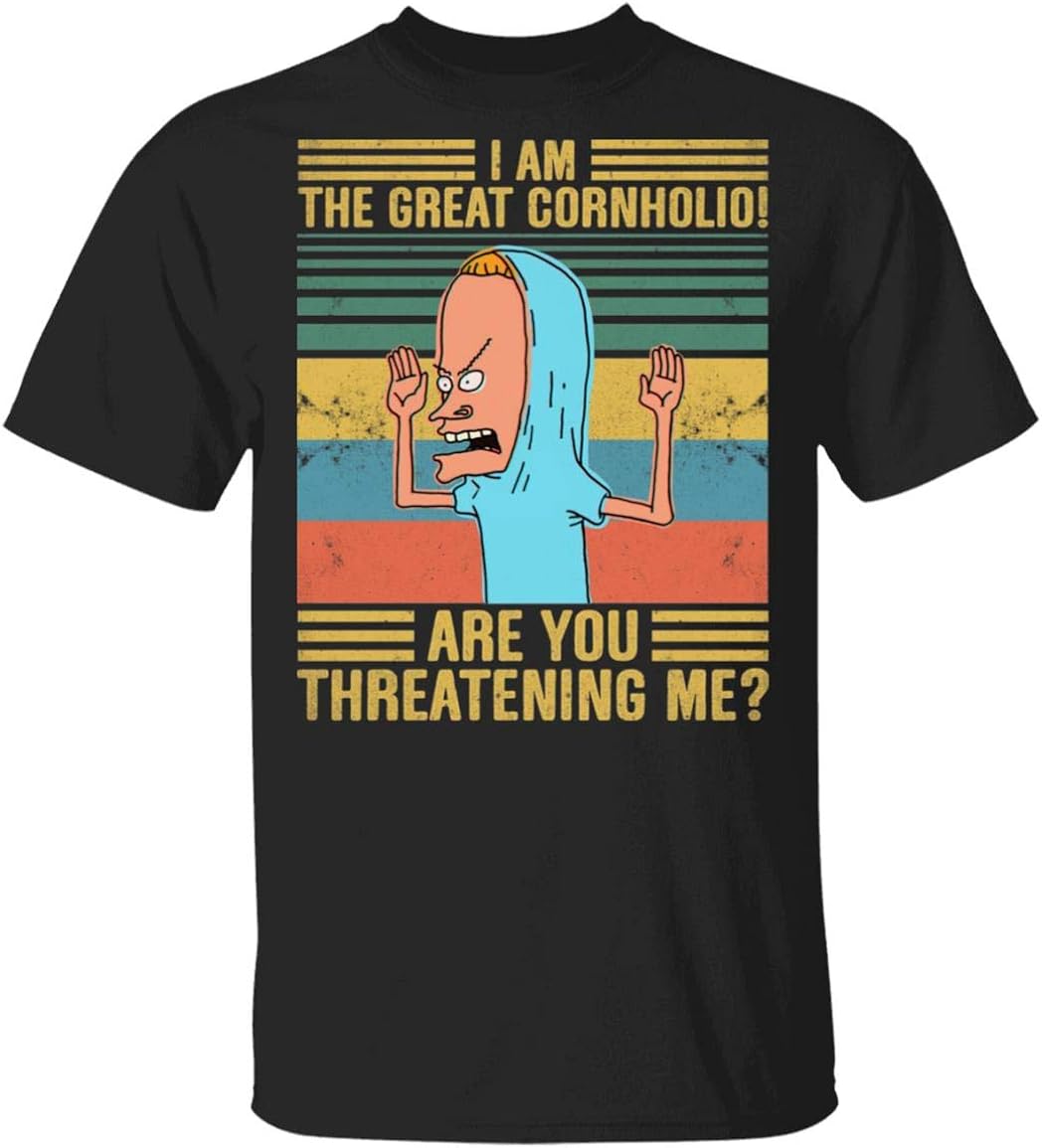 Vintage I Am The Great Cornholio are You Threatening Me Funny Beavis T