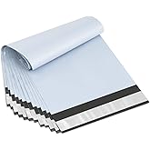 UCGOU Poly Mailers 6x9 Inch White 200 Pack Mini #1 Shipping Bags Strong Mailing Envelopes Thick Self Seal Adhesive Waterproof