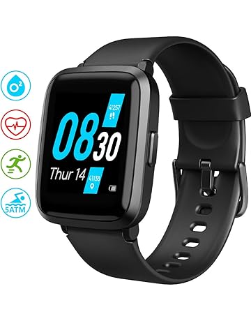 UMIDIGI Uwatch3 Reloj Inteligent 5ATM Impermeable Smartwatch con Cronómetro Pulsera Actividad para Deporte de Fitness con Podómetro Smartwatch Mujer Hombre niños para iOS y Android