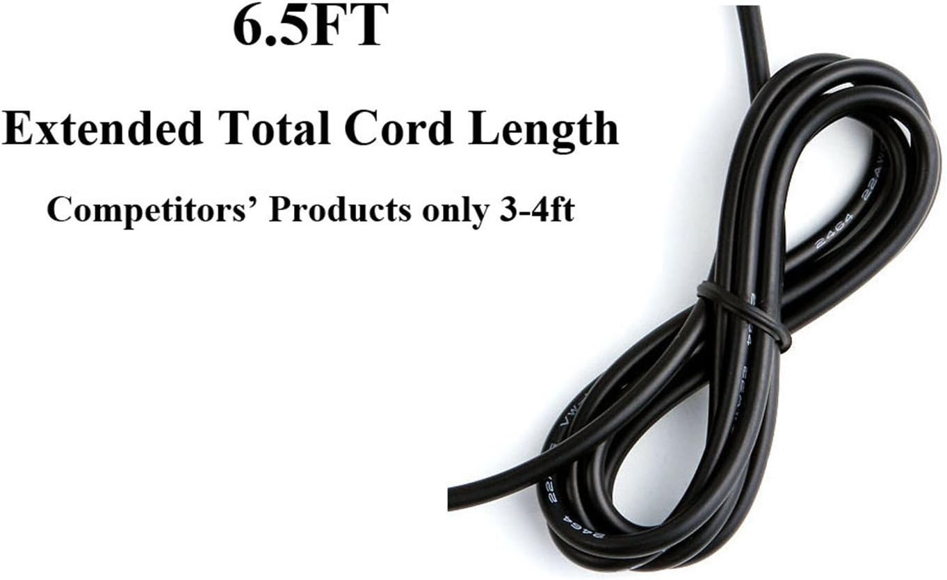 6.5 Ft Long 2A AC/DC Wall Power Charger Adapter Cord For RCA Galileo Pro 11.5" RCT6513W87DK Maven Pro 11.6 RCT6213W87 DK RCT6213W87DK RCT6213W87DKF C Tablet: Computers & Accessories