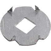 Hillman Anti-Turn Washer, 3/8in, 50 Pack, Mechanical Galvanized | High-strength steel, serrated design grips soft wood plastic or aluminum to help prevent rotation in fastening applications
