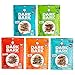 Taza Chocolate Organic Stone Ground 80% Dark Bark Snacking Thins, Variety Pack, 4.2 Ounce (Pack of 5)