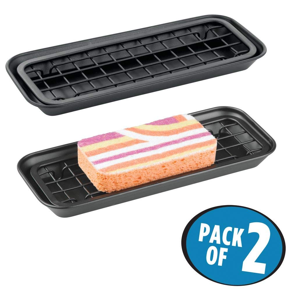 Distributeur De Savon Et Porte-éponge 2 En 1, Récipient De Liquide De