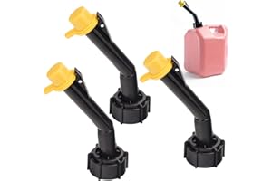 LIZEWEI Fuel Gas Can Jug Spouts Nozzles Rings & Caps for Blitz 900302 900092 900094 Old Style, Use for Fuel, Diesel, Kerosene, Gas and Water - 5 gallon gas can spout (3 Pcs)