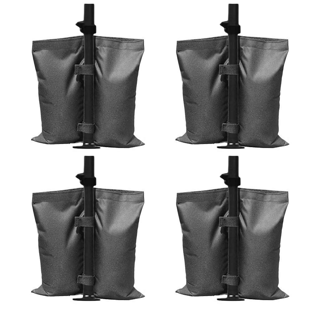 Boerni Gazebo Sand Bag, Heavy Duty Double-Stitched Weight Bags, Leg Weights for Pop up Canopy Tent Sun Shades, Umbrella (4 pack)