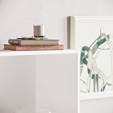 Vida Designs Cambridge 3 Tier White Bookcase Medium Shelving Unit view 6