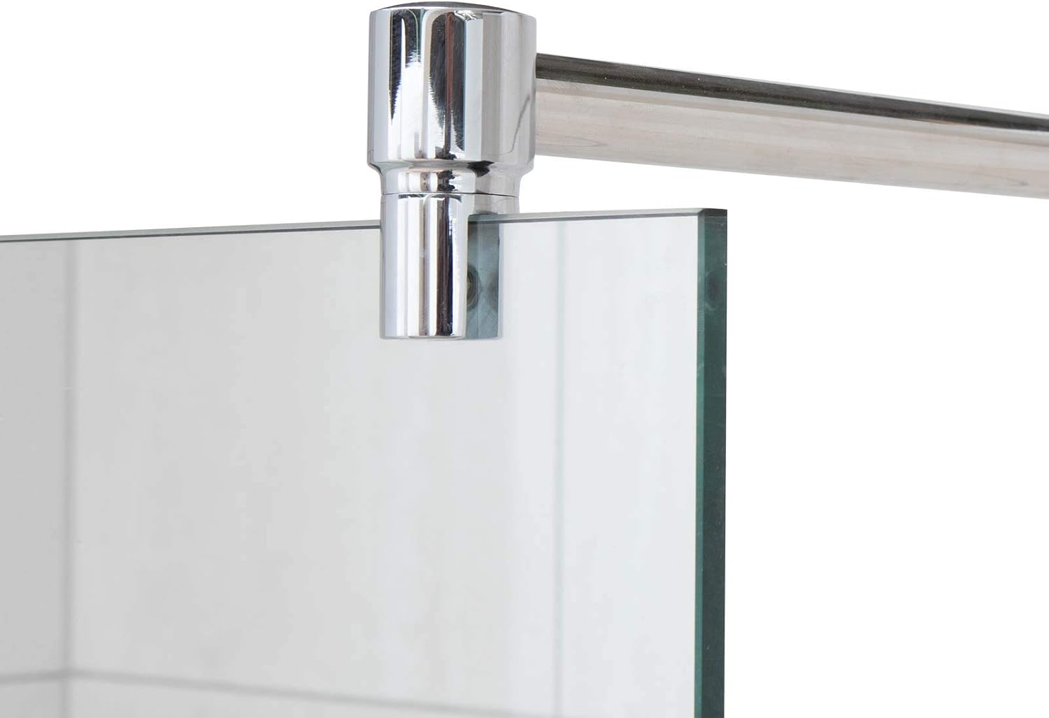 Duschwand-Stabilisator Aus Chrom – 120cm Eckenhalterung Für Sichere Duschkabinen