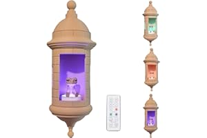 CETZORK Puerto Rican Garita Wall Coqui Lamp, Coqui Frog Puerto Rico Lamp, Adjustable 16 Colors Coqui Frog Lamps for Wall with Remote Control, for Bedroom Living Room Office, Unique Puerto Rico Gift (10in*1)