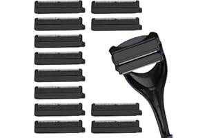 VRMETA 12 PCS Replacement Blades For Back Hair Body Shaver Compatible With BAKBLADE Back Shaver for Men for 2.0/3.0/2.0 Elite and most 2.0-series trimmers. (12 PCS Blades)
