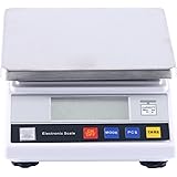 YaeTek デジタルはかり ひょう量:10kg 最小表示:0.1g 皿寸法:180 * 180mm