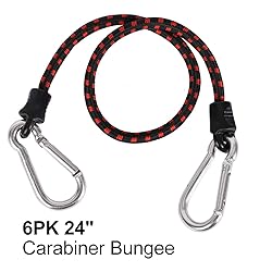 XSTRAP STANDARD 6PK Bungee Cords with Carabiners 24
