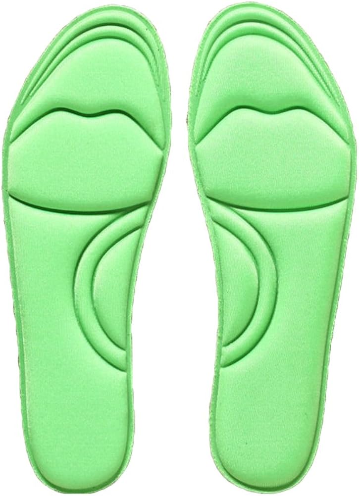 LUOEM One Pair Slow Rebound Memory Foam Cushioning Insole Breathable Absorbent Insoles for Women Shoes Size 35-38 (Random Color) - Image 5