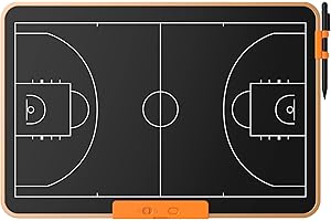 TUGAU Electronic Coach Board Premium Tactical Marker Board with Large LCD Screen and Stylus Pen,Digital Basketball, Baseball, Soccer, Football, Training Equipment for Coach and Game Plan