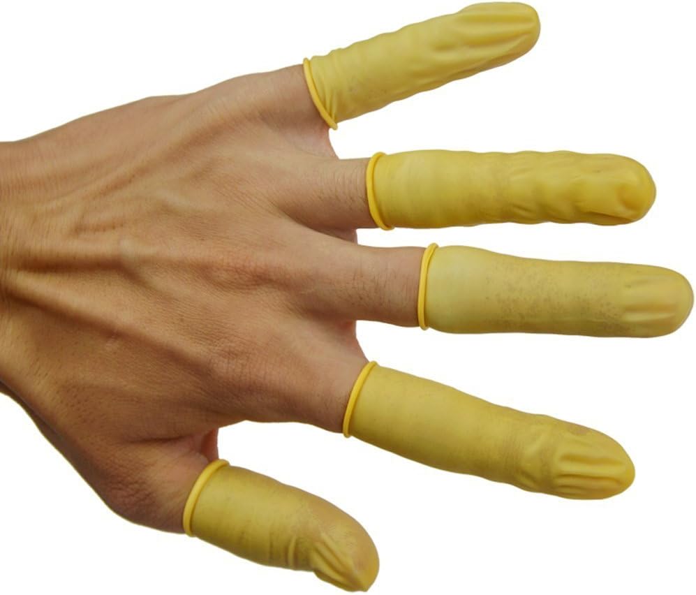 Calunce ESD Dust-Free Finger Cots Powder Free Finger Rubber Finger Cover