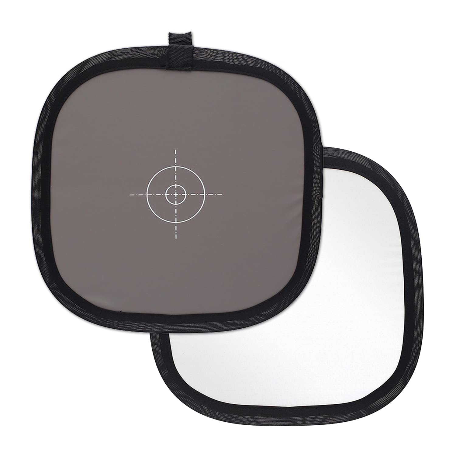 AnVerse Grey/White Balance Card Portable Focus Board with Carrying Bag Portable Two Sides 18% Reflector Grey Card 30 * 30cm Balance Reference Card for Photography Shoot, Video, and Film