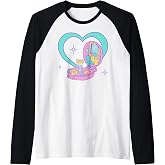 Polly Pocket Heart Case Raglan Baseball Tee