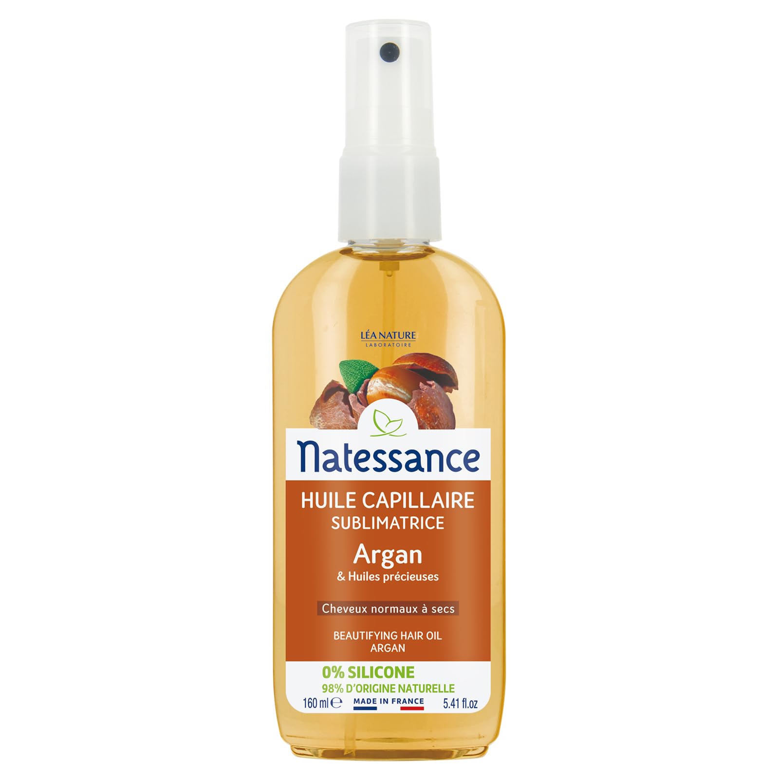 Natessance Naturel Smoothing Argan Hair Oil, 160 ml