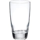 Amazon Basics Eastlake Coolers Glass Drinkware Set, 15-Ounce, Set of 6