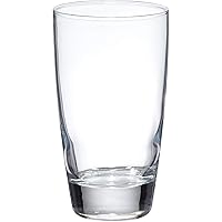 Amazon Basics Eastlake Coolers Glass Drinkware Set, 15-Ounce, Set of 6