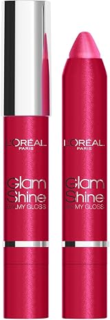 L'Oreal Paris Glam Shine Balmy Gloss 909 Mad for Pomegranate Lip Crayon view 2