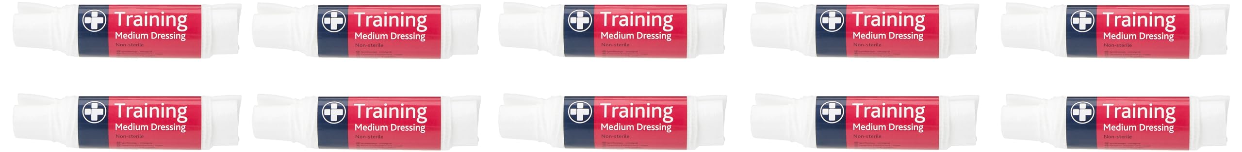 Reliance Medical Medium Non Sterile Training Dressing - Ideal for Ensuring Safe and Training Environments, Perfect for Continous Application, Pack of 10