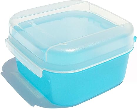 Amazon Com Tupperware Mini Signature Modular Mate Canister Container Aqua Home Kitchen