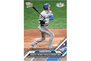 GENERIC 2024 Topps Now Shohei Ohtani #1- Collects 1st Hit and 1st RBI in 2-Hit Dodgers Debut - Seoul Series South Korea - 3/20/24- Baseball Trading Card- Los Angeles Dodgers. Card Shipped in Protective Screwdown Holder.
