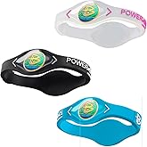 Power Balance The Original Genuine Performance Sports Wristband Bracelet, 3 Pack Bangles, Safe Waterproof Lightweight Durable, Size of S+S+M(S 17CM/M 19.0CM