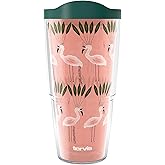 Tervis Bouffants and Broken Hearts Flocking Beautiful Made in USA Double Walled Insulated Tumbler Travel Cup Keeps Drinks Cold & Hot, 24oz, Classic