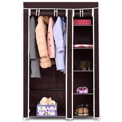 Novatic High Capacity Foldable Wardrobe Cloth Almirah Collapsible