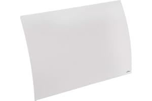 Mohu Arc Indoor TV Antenna, Modern Curve Design, 40-Mile Range, UHF VHF, Multi-Directional, 4K UHD, NEXTGEN TV - w/Base Stand, 10 ft. Cable (White)