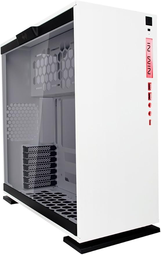 Inwin 303c White Type C Gen 2 Rgb Led Atx Mid Tower With Tempered Glass Computer Chassis Case Computers Accessories Amazon Com