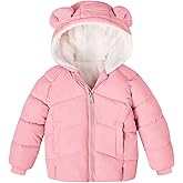 Baby Girls Boys Winter Coat Warm Fleece Jacket for Toddler Kids 6M-5T