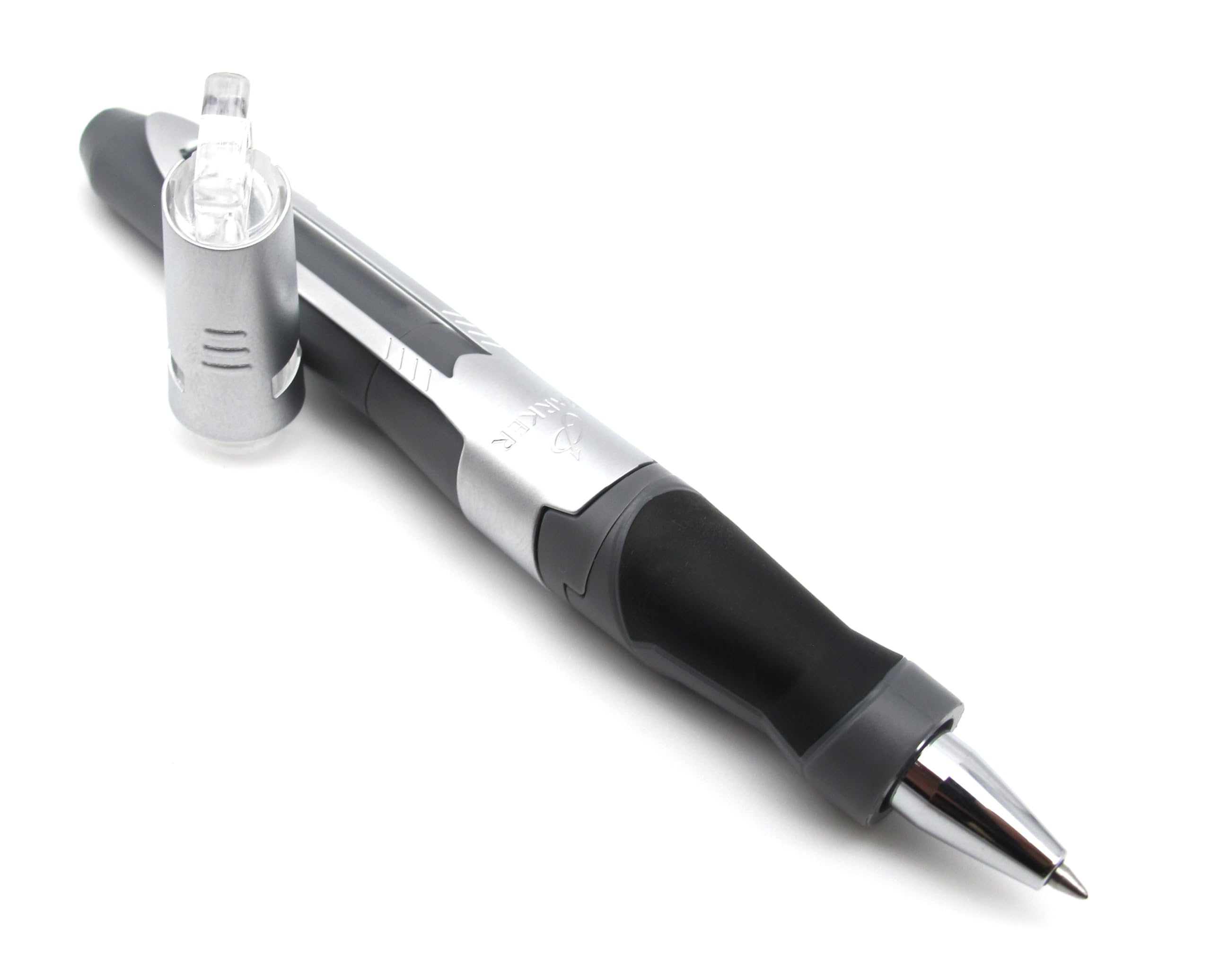 Parker Contact Jumbo Clip Rollerball Pen - Grey Barrel - Black Ink